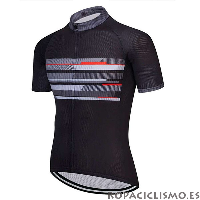2021 Maillot Factory Stock Tirantes Mangas Cortas Negro